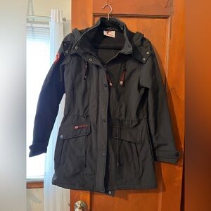 Canada Weather Gear Black Hooded Women's Jacket
